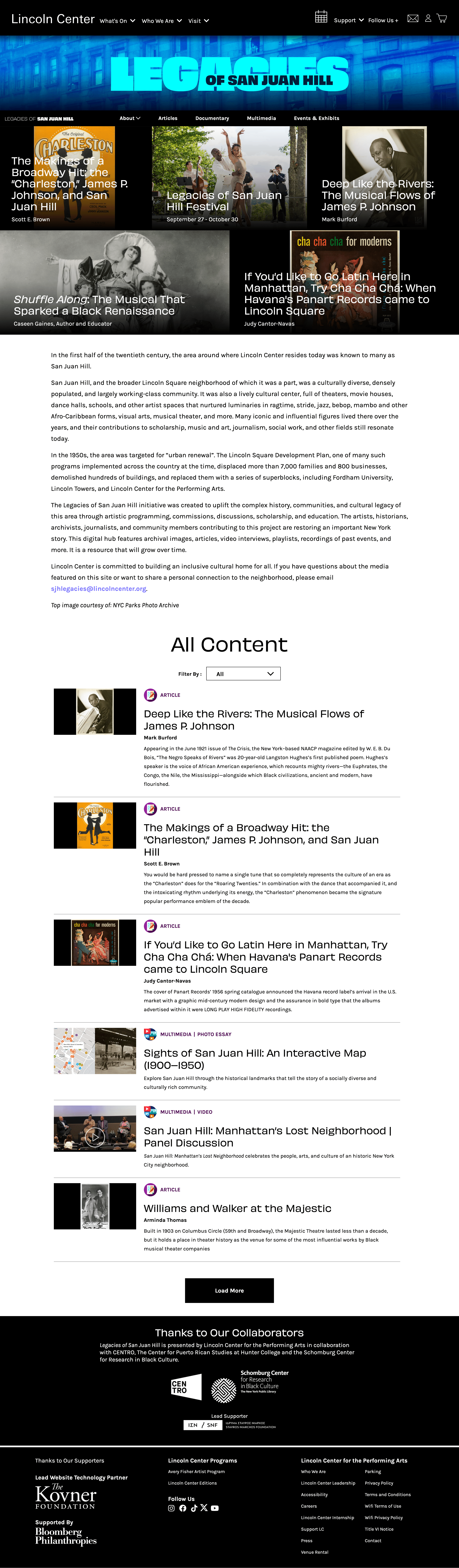 Legacies of San Juan Hill desktop editorial platform